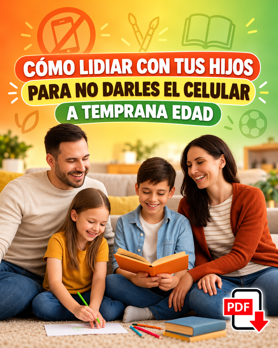 Cómo lidiar con tus hijos para no darles el celular a temprana edad